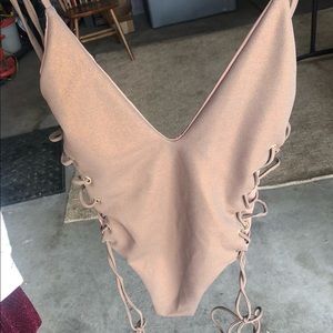 Blue life one piece swimsuit